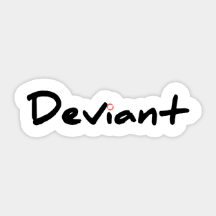 Deviant Sticker